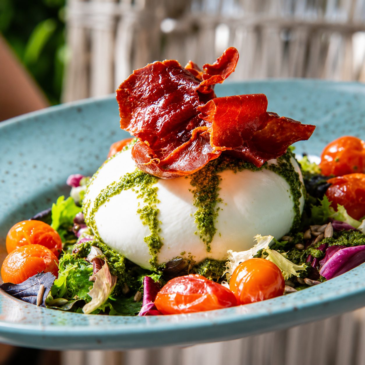 Burrata salad